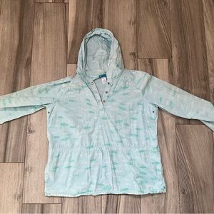 Rare FP fish pattern pull-over, slight wear-hole/stain near lower hem.